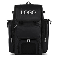 Sac de sport unisexe pour jeunes, 29L, imperméable, pour softball, baseball, avec fermeture éclair, design personnalisé, compartiment pour chaussures de randonnée