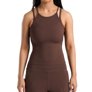 Top Corto Personalizado con Cierre de Cremallera, Sin Mangas, 100% Algodón, Corte Regular, Transpirable, de Secado Rápido, para Gimnasio y Entrenamiento, Camiseta sin Mangas para Mujer - Product Image 1