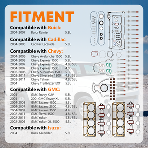 ชุดปะเก็นฝาสูบ Vypart 5.3L พร้อมชุดน็อต ES72220 สำหรับ Chevy GMC ปี 2004-2014 - Product Image 2