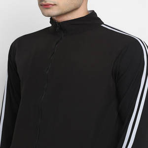 ชุดกีฬาโพลีเอสเตอร์สำหรับผู้ชายชุดวอร์มคอตั้งสีพื้นปรับแต่งได้ชุดวอร์มไซส์ใหญ่เป็นมิตรกับสิ่งแวดล้อม - Product Image 5