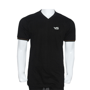 Nueva camiseta personalizada con cuello en V 2024, Camiseta con cuello en V de Color sólido de la mejor calidad, Camiseta ajustada de manga corta para hombre - Product Image 2