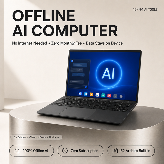Selfais GR180 15.6" Business AI Laptop with Built-in Offline AI, 12-in-1 AI Tools + 52 Knowledge Articles, Intel Core i7-13650H,
