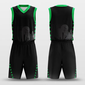 Tenues d'équipe de basketball personnalisées, ensemble maillot et short, impression par sublimation, vente en gros, OEM, vêtements de sport respirants à séchage rapide - Product Image 4