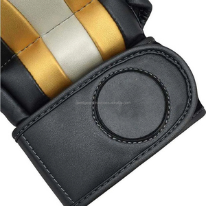Professional MMA Sanda Shooter Gloves PU Leather Hook & Loop Closure for Wrist Boxing Training Sparring Custom Logo - Product Image 4