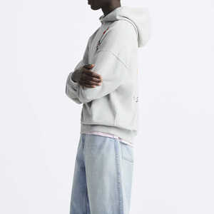 OEM diseño personalizado serigrafía DTG impresión Logo sudaderas con capucha unisex de gran tamaño grueso francés Terry Essentials Sudadera con capucha - Product Image 2