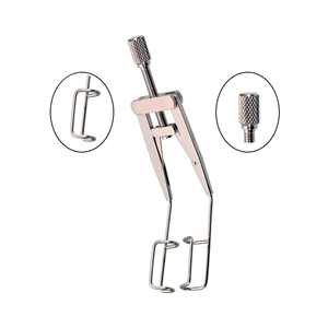 Speculum oculaire Lieberman Metal Med Corp, lame solide réglable en acier inoxydable, 85 mm, instruments ophtalmiques, ensemble d'instruments manuels - Product Image 1