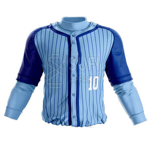 Venta Directa de Fábrica, Uniforme de Béisbol Personalizado de Poliéster Transpirable para Equipos Deportivos, para Partidos Escolares, Universitarios o de Club, en Todas las Tallas - Product Image 6