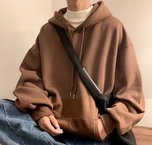 Sweats à capuche personnalisés pour hommes 100% coton poids lourd luxe qualité logo impression surdimensionné Streetwear pulls à capuche pour hommes femmes - Product Image 1