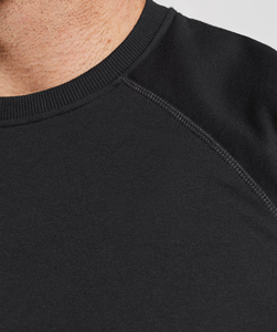 Logo personnalisé hommes col rond sweat-shirt à manches longues pull-over motif tricoté 100% coton costume d'hiver brodé techniques - Product Image 3