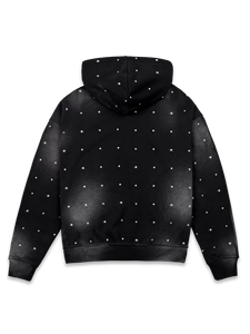 Sweats à capuche en strass de haute qualité pour hommes prix d'usine en gros couleurs personnalisées et sweat à capuche à fermeture éclair à la mode pour Streetwear - Product Image 2