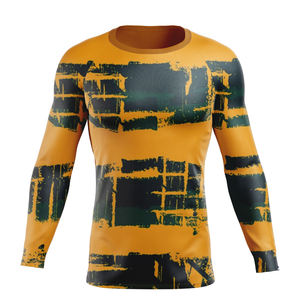 Rashguard 100% polyester et élasthanne respirant pour l'extérieur, antibactérien, séchage rapide, tissu doux - Product Image 3