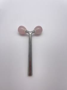 Y รูปร่าง 3d ลูกกลิ้งหยกใบหน้า 3d เครื่องนวดลูกกลิ้งคู่สําหรับลูกกลิ้งหยกคริสตัลใบหน้า - Product Image 2