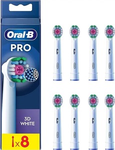 หัวแปรงสีฟันไฟฟ้า3D ขาว Oral-B Pro ขนแปรงสำหรับฟอกสีฟันชุด8 - Product Image 3