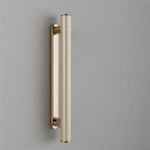 Ivorylock มือจับประตูหรูหราหรูหราย้อนยุคมือจับประตูทองเหลืองโบราณที่มีการแกะสลักดอกไม้หรูหราสำหรับตกแต่งบ้านคลาสสิก - Product Image 4