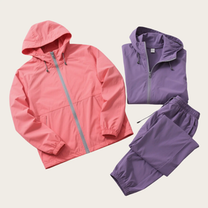 High Quality OEM Custom Windbreaker Suit Two Piece Set <b>Zip</b> <b>up</b> <b>Jacket</b> Sweatsuit Nylon Zipper Track Suit Men Sweat Suits Mens - Product Image 3