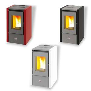 Estufa de Pellets de Madera Independiente de Alta Eficiencia, Calefacción Ecológica, Encendido Automático, Energía Renovable, Hierro Fundido Residencial - Product Image 3