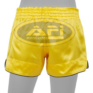 Venta al por mayor UFC Unisex secado rápido gimnasio Fitness Deporte Pantalones cortos transpirable boxeo MMA Muay Thai logotipo personalizado OEM ropa de artes marciales - Product Image 3