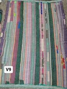 Cosido a mano 100% algodón hecho a mano Reversible Kantha sostenible Kantha tradicional Vintage hecho a mano Boho Chic Kantha - Product Image 6