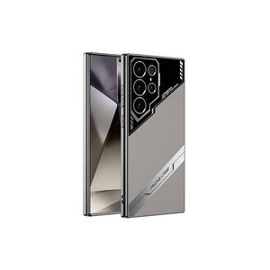 Funda Protectora de Lujo en Gris Titanio para Samsung Galaxy S24 Ultra, con Protección para la Cámara, en Cuero Artificial, Compatible con 7 Plus y 13 Pro - Product Image 1