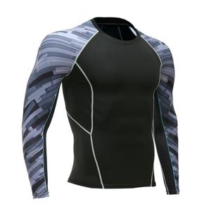 2026 Chemise de compression légère unisexe MMA Rash Guard avec manches complètes - Product Image 1