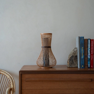 Jarrón de bambú en forma de calabaza hecho en Vietnam material ecológico para decoración del hogar y decoración de vajilla al por mayor - Product Image 4