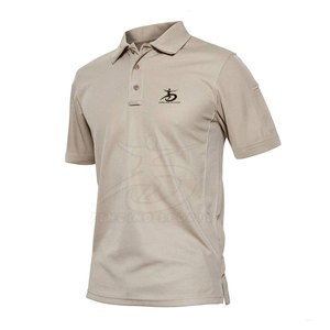 Hombres de alta calidad para camisetas de Polo Slim Fit patrón sólido 100% tela de punto de algodón transpirable personalizable Logo Color - Product Image 1