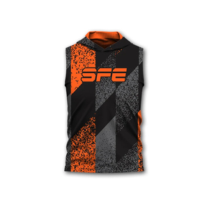 เสื้อฟุตบอลอเมริกัน 7v7 สำหรับผู้ชาย น้ำหนักเบา ดีไซน์ใหม่ ระบายอากาศได้ดี แห้งเร็ว ผ้ายืดสแปนเด็กซ์/โพลีเอสเตอร์ รับสกรีนโลโก้ตามสั่ง - Product Image 1