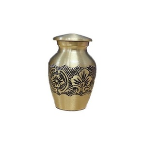 Custom Finishing Royal Design Token Urns Solid Metal Cremation Urns Personalized <b>Funeral</b> <b>Supplies</b> - Product Image 5