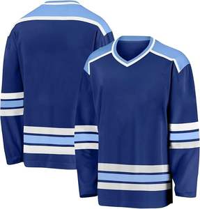 OEM personalizado tackle sarga bordado Hockey Jerseys nuevo equipo sublimación desgaste del hockey sobre hielo - Product Image 5