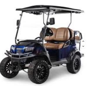 Carro de golf levantado negro Precedent 2023 Carro de gas para 4 pasajeros estándar de alta calidad - Product Image 1