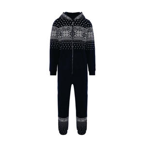 Unisex Vintage Midnight Blue Alpine <b>Jumpsuit</b> 50% Polyester 50% Cotton Embroidered Logo Tie-Dye <b>Casual</b> Sports Style Zipper - Product Image 5