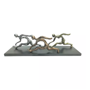 Sculpture de Yoga fini nickel, meilleure vente, Sculpture de Table en métal à graver à la main à bas prix - Product Image 3