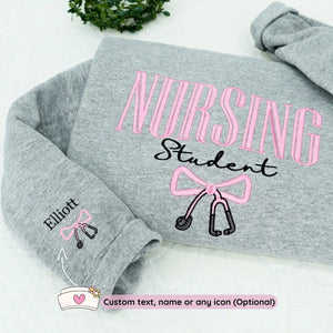 2026สเวตเชิ้ตทรงหลวมแขนยาวทรงหลวมปัก100% ผ้าฝ้ายแท้สำหรับผู้ชายได้รับความนิยมสูงสุดออกแบบตามต้องการ - Product Image 3