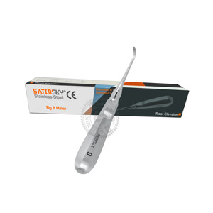 Figura de Seldin # 4 Elevadores Dentales Premium para Raíces, de Mano Derecha, de Acero Inoxidable de Grado Quirúrgico Alemán, Fuente de Alimentación Manual - Product Image 4