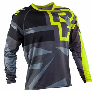 2025 Jersey de carreras hecho a medida transpirable impermeable a prueba de viento sublimado MTB motocicleta Jersey diseño - Product Image 2