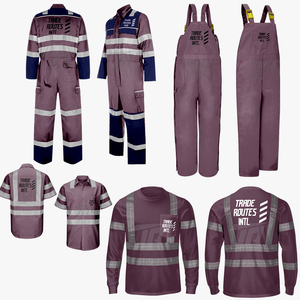 Ropa DE SEGURIDAD reflectante duradera, equipos industriales, conjunto general resistente a la intemperie, babero impermeable, camisa abotonada, cuello redondo, seguridad - Product Image 1
