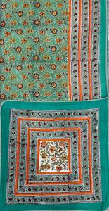 100% Cotton Hand <b>Block</b> Printed Single <b>Bed</b> Dohar Artisan Made Handmade Traditional Hand Crafted 100% Cotton Reversible Dohar - Product Image 3