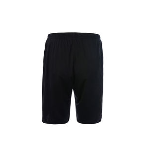 Short de sport uni noir haute rue solide écologique pour hommes léger tissu à séchage rapide taille élastique entraînement de gymnastique - Product Image 2