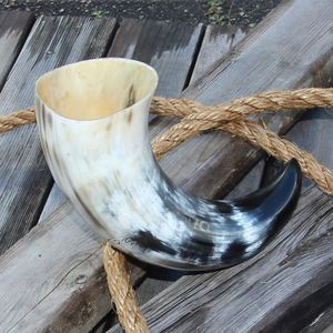 RUSTIC HORSE HORN DRINKING Elegant Viking Drinking Horn Perfect Holiday Gift with Premium Quality and a Modern Style - Product Image 5