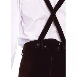 Pantalones Lederhosen Tradicionales de Oktoberfest, Personalizados, de Piel de Cabra Trachten, con Botones, Ecológicos, de Alta Calidad - Product Image 5