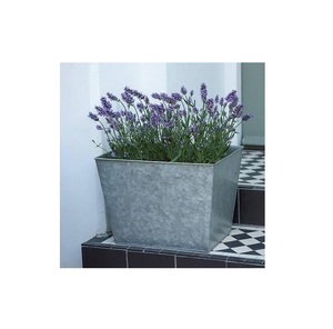 Venta caliente Metal Iron Pot Macter French Vintage Galvanizado Farmhouse Yard Rústico Garden Flower Bucket - Product Image 5