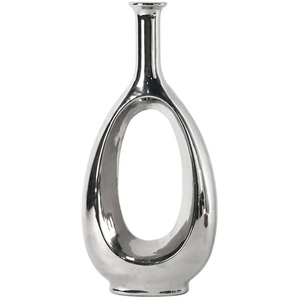 Top Trending Home Garden Tabletop Flower <b>Vases</b> <b>Unique</b> Style Dinner Tabletop Decorative Silver Plated Metal Flower Vessel - Product Image 1