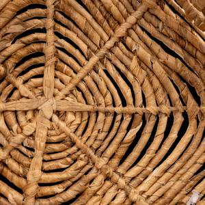 ตะกร้าสี่เหลี่ยมผักตบชวา ตะกร้าเก็บของทำมือ ขายส่ง เป็นมิตรกับสิ่งแวดล้อม ผลิตในเวียดนาม - Product Image 3