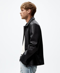 Nueva chaqueta de cuero de los hombres al por mayor chaquetas de cuero para los hombres - Product Image 6