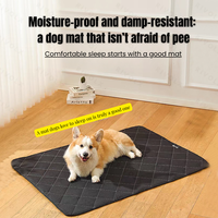Imperméable Oxford Pet Sleep Mat Chien Chat Lit Pad Carré De Refroidissement Tapis De Sol Anti Pipi Résistant Aux Rayures Facile Lavage En Gros