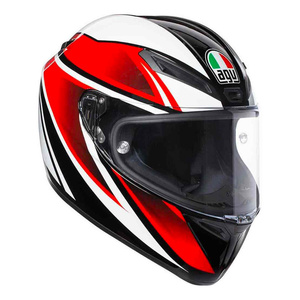 Casco Integral AGV Veloce S, Diseño Predator, Estilo Retro Vintage, Talla XL, Material de Fibra de Carbono y ABS, Visera Nueva, para Motocicleta - Product Image 1
