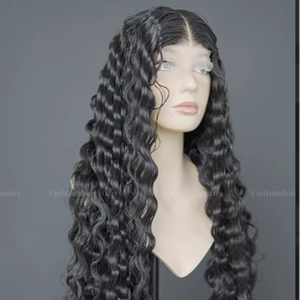 Pelo Remy vietnamita Super doble dibujado cutícula completa alinear océano máquina ondulada profunda trama precio al por mayor del proveedor de Vietnam - Product Image 1
