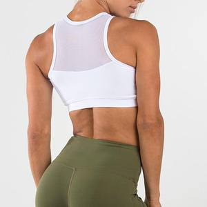 Conception personnalisée OEM femmes débardeur dernière mode chaude pour l'entraînement Gym Fitness décontracté Hip Hop hauts courts dames chemises décontractées - Product Image 4