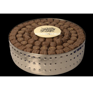 Round Shape Decorative <b>Chocolate</b> Bowl Hammered Finished Tabletop Ramadan <b>Chocolate</b> Bowl Latest Collection <b>Fancy</b> <b>Chocolate</b> Bowl - Product Image 2