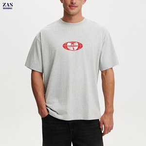 Camiseta Personalizable de Algodón 100% para Hombre, Talla Grande, Cuello Redondo, Manga Corta, Corte Regular, Suave y Cómoda, Informal, con Logotipo Estampado en la Parte Delantera, 220g - Product Image 2